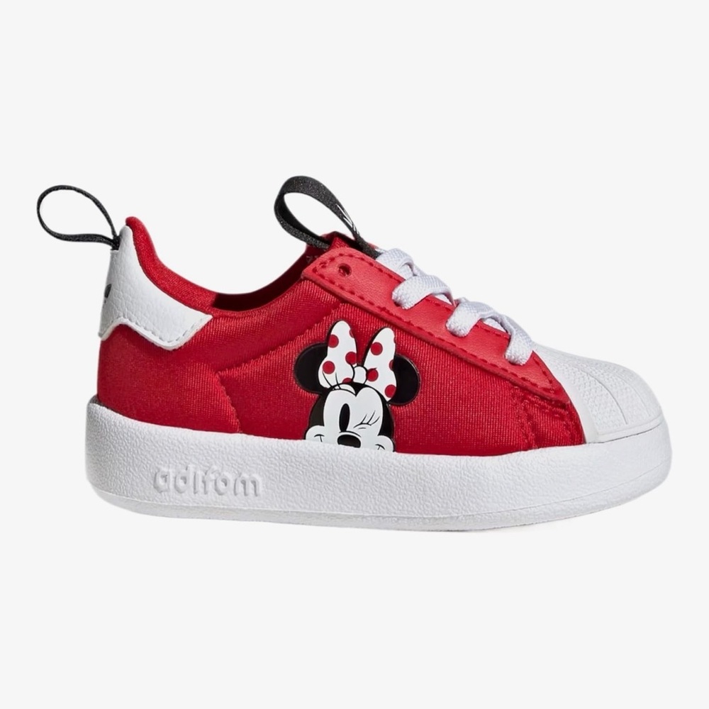 Adidas Disney x Adifom Superstar 360 Minnie Mouse Red and White Athletic Shoes